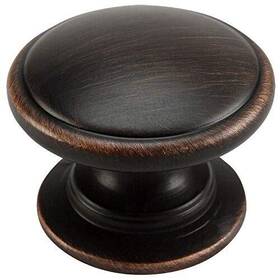 4702orb Cosmas 10 Pack Oil Rubbed Bronze Round Cabinet Knob 1-1/4 Inch Diameter Wide