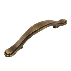 8816bab Cosmas 609595735696 10 Pack - Brushed Antique Brass Cabinet Hardware Handle Pull 3 Inch Inc