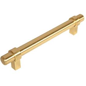 161-128bb Cosmas 609595737683 10 Pack Brushed Brass Cabinet Bar Handle Pull - 5 Inch 128m