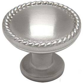4115sn Cosmas 766150931044 10 Pack - Satin Nickel Rope/scroll Cabinet Hardware Knob 1-1/4 Inch
