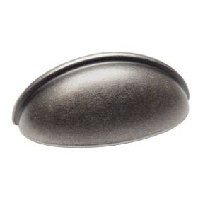 Cosmas 783wn-10 10 Pack 783wn Weathered Nickel Cabinet Hardware Bin Cup Drawer Pull - 3 Inch