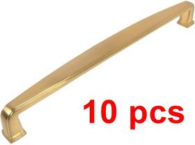 4392-192bb Cosmas B0742lm7j3 10 Pack Brushed Brass Modern Cabinet Hardware Handle Pull 7.5 Inch