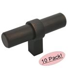 Cosmas Oil Rubbed Bronze Cabinet Bar Handle Pull Knob Size 2 10 Pack 766150930313