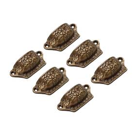 Craftsman Road 850008297410 Victorian Apothecary Cabinet Pulls Antique Brass Drawer