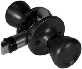Lsk-c2-mb Creative Products Group 192794108953 Non-locking Knob Set Matte Black For Rv Bathroom And Bedroom Doors