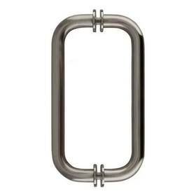 Bm8x8bsc Crl 8 Inch Brushed Satin Chrome Bm Series Tubular Back-to-back Pull Hand
