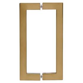 Sq8x8bbrz Crl Brushed Bronze 8 Inch X Sq Series Square Tubing Back-to-back Pull Handles
