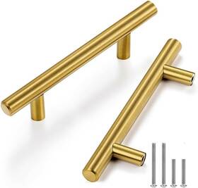 Czc Home 445035317366 10 Pack 6 Inch Cabinet Pulls Stainless Steel Drawer Handles 3.5 Hole