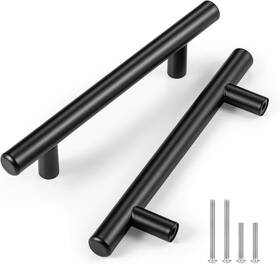 Czc Home 726084440326 5 Pack 6 Inch Cabinet Pulls Stainless Steel Drawer Handles 3.5 Hole C