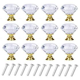 D-buy 706597760937 12 Pack 30 Mm Drawer Pulls Dresser Knobs Handles Cr