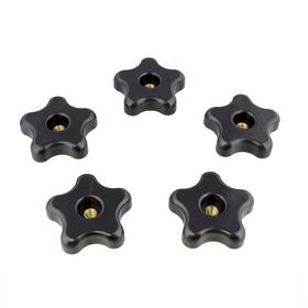 4in-20 Deadwood Crafted Tools 811498038693 Dct 5 Star Knobs 5-pack 1/4in-20 Internal Threaded Knob Clamping Jig Kno