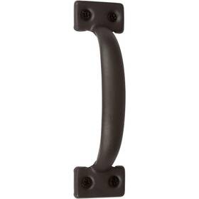 Delaney Hardware 694036001294 6-1/2 Inch Bronze Barn Door Square Pull Handle
