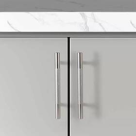 Delta 704780207382 17 Pack Series Modern Cabinet Pull By Sapphire Textured Brushed Nickle