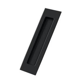 Fp7178u19 Deltana 7 X 1.87 0.37 Inch Rectangular Flush Pull- Black - Solid B