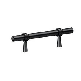 Deltana P310u19 P310u Solid Brass Adjustable Center To 4.75 Inch - Black