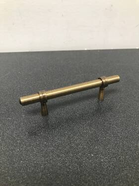 P310u5 Deltana Brass Adjustable 4.75 Inch Bar Cabinet Pull - Antique