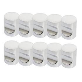 Design House 044321182328 10-pack Barrel 3/4-inch Knobs In Brushed Nickel