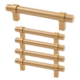 189449-sg Design House 189449 Emery 3-3/4 Inch Center To Bar Cabinet - Gold
