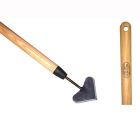 Dewit 313098810834 60.75 Inch L Ash Hardwood Handle 63 Heart Shaped Long Push Garden Ho