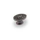112bnbdl Die Filigree Zinc Length 1.75 Knob Cast Oval " Cabinet