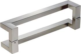 Door Pulls & Handles Kt2373-450-3825-01 18 Inch 2-sided Modern Front Brushed Nickel Satin Finish Stainless
