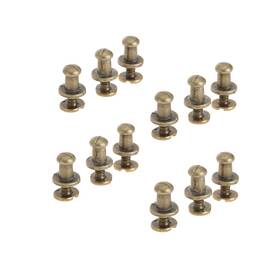 1437rk-1 Dophee 12pcs Mini Box Jewelry Cabinet Knob Antique Brass Metal