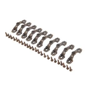 Sz070280014653rk-3 Dophee 10pcs Antique Brass Decorative Pulls Handles For Mini Jewelry Box Drawer Cabi