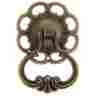 Dp32 Shatto Interiors Medium 2 Wide Colonial Solid Brass Pendant Drop Cabinet Drawer Pull