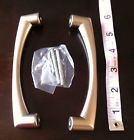 Drawer Pulls 20 Silver Brushed Hardware Decor Finish Cabinet Remodel Handles