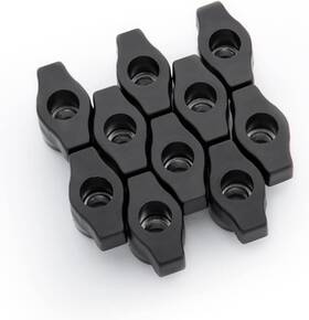 Dubois 445017311313 10 Pack 1/4 Inch -20 Wing Knobs Threaded Clamping For T Track And Table S