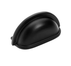 P-2769-fb Dynasty Hardware Flat Black Cabinet Bin Pull 22-pack