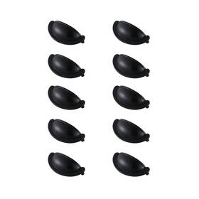 Elegant Decor 196683006115 Claude 2-3/4 Inch Center To Matte Black Cup Bar Pull Multipack Set Of 10