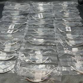 Elements 4690sn 40pc Capri Satin Nickel Cabinet Pulls 96mm Curved Handles New
