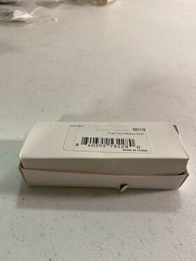 2221us19 Emtek Edge Pull - Flat Black Finish