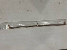 84061.recus19.smus19 Emtek 24 Inch Cabinet Pull Rectangular Stem Select - Flat Bla