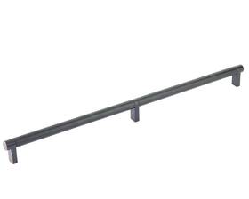 84073.recus10b.knus10b Emtek Knurled Rectangular Stem 36 Inch Bronze Appliance Pull