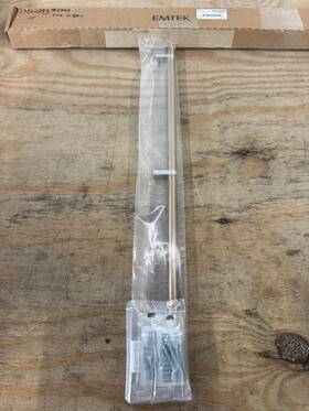 84160.rcbus26.smus4 Emtek Smooth 20 Inch Center To Bar Cabinet Pull