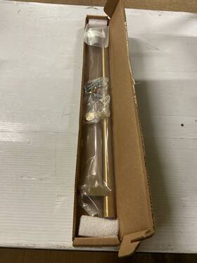 Emtek 84171.rcbus4.smus4 Select 18 Inch Smooth Pull Rect Stem Satin Brass