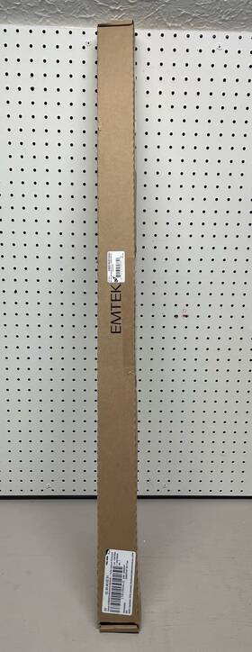 84173.rcbus19.knus4 Emtek Select 36 Inch Knurled Bar With Rectangular Stem Appliance Pull
