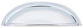 Emtek 86123us26 86123 Cup 3 Inch Center To Cabinet Pull - Chrome