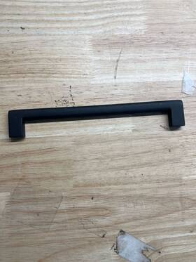 86165us19 Emtek Trail 8 Inch Cabinet Pull From Contemporary Collection - Flat Black