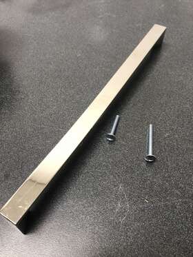 86267us14 Emtek Trinity 10 Inch C-c Handle Cabinet Pull - Polished Nickel
