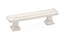 86302us10b Emtek 86302 Geometric Rectangular 6 Inch Center To Bar Cabinet 24