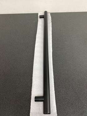 86352us19 Emtek Bar 18 Inch Center To Appliance Pull - Flat Black