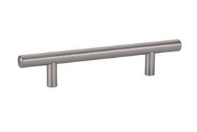 86360us26 Emtek Lot Of Five 5 Brass Bar Pull 4 Inch Hardware Us26 Emt Chrome New