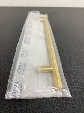 86363us4 Emtek Brass Bar 8 Inch Center To Cabinet Pull - Satin