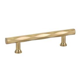 86431us4 Emtek Tribeca 8 Inch Bar Cabinet Pull - Satin Brass American Designer Coll