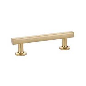 86454us4 Emtek Freestone 4 Inch Center To Bar Pull - Satin Brass
