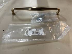 86474us4 Emtek Blythe 8 Inch Center Cabinet Pull - Satin Brass