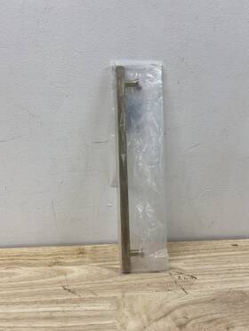 86490us4 Emtek Tribeca 10 Inch Bar Cabinet Pull Art Deco Satin Brass
